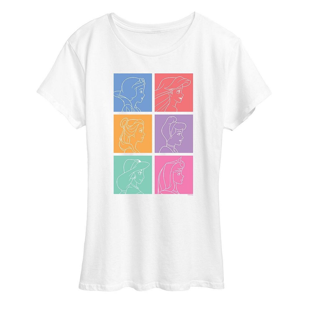 Женская футболка с рисунком Disney Princess в сетку, белый
Женская футболка с рисунком Disney Princess в сетку, белый