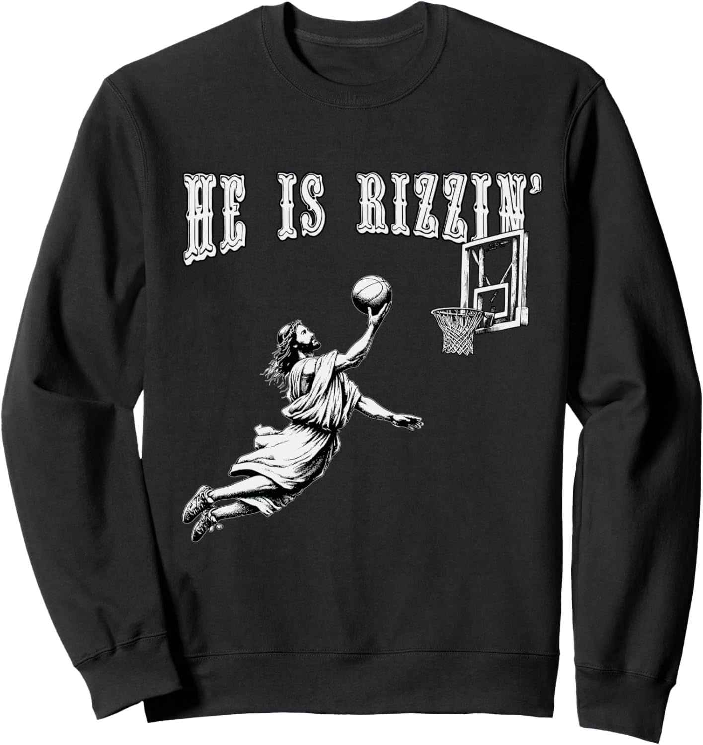 Забавная толстовка с изображением Иисуса на Пасху, религиозный баскетбольный мем Он просто бомба! Funny Jesus Easter Basketball Designs, черный
Забавная толстовка с изображением Иисуса на Пасху, религиозный баскетбольный мем Он просто бомба! Funny Jesus Easter Basketball Designs, черный