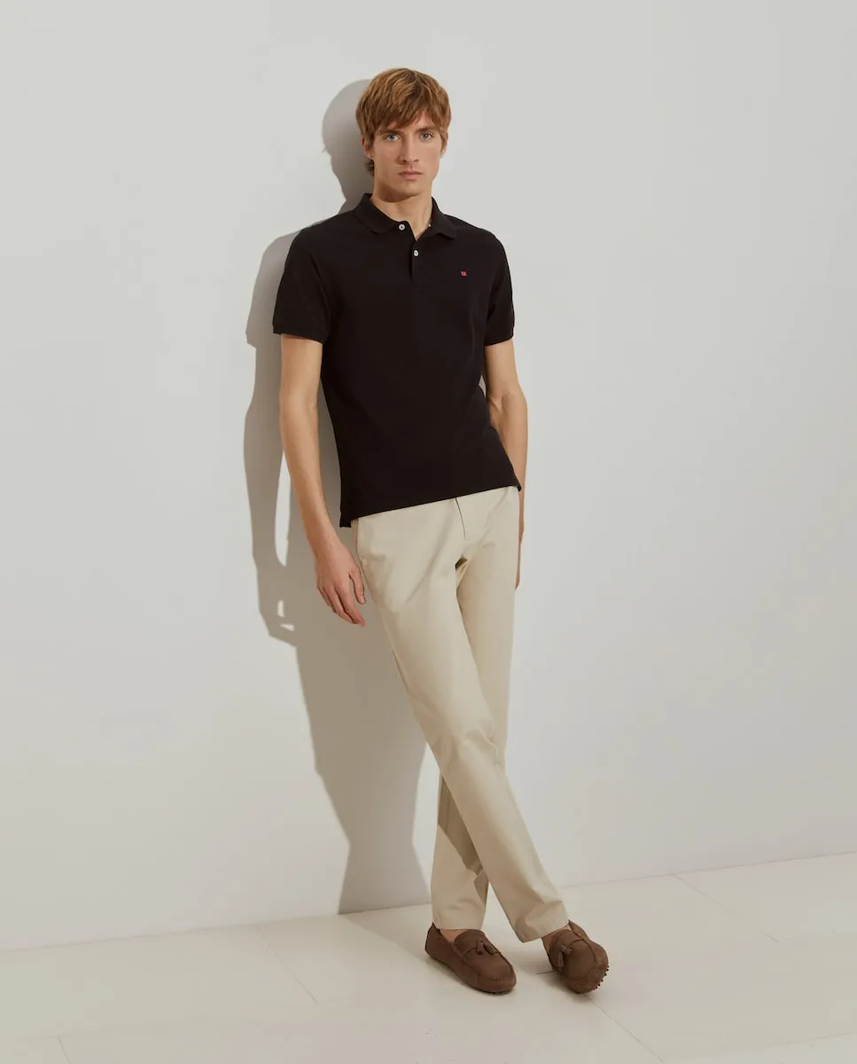 Мужская пике поло из хлопка стандартного кроя Lion of Porches, черный
Мужская пике поло из хлопка стандартного кроя Lion of Porches, черный