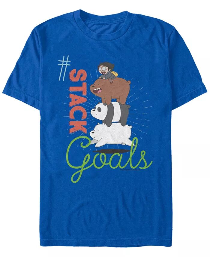 Мужская футболка с коротким рукавом с нашивкой We Bare Bears This My Squad Fifth Sun, синий
Мужская футболка с коротким рукавом с нашивкой We Bare Bears This My Squad Fifth Sun, синий