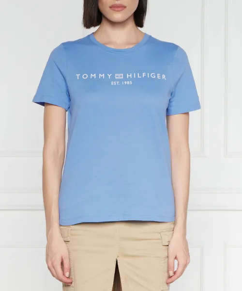 Футболка с логотипом reg corp c-nk ss Regular fit Tommy Hilfiger, синий 
Футболка с логотипом reg corp c-nk ss Regular fit Tommy Hilfiger, синий