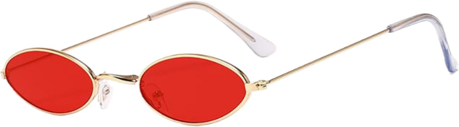 Солнцезащитные очки с защитой от УФ-излучения UV400 | Маленький овальный цвет, красный металлик | Для женщин и мужчин, для занятий спортом на открытом воздухе и вождения DSVIGF, 01 Goldred
Солнцезащитные очки с защитой от УФ-излучения UV400 | Маленький овальный цвет, красный металлик | Для женщин и мужчин, для занятий спортом на открытом воздухе и вождения DSVIGF, 01 Goldred