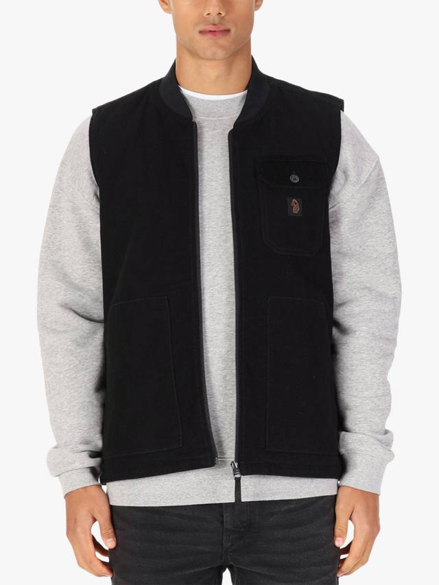 Vyrnwy жилет из хлопкового канваса LUKE 1977, Black
Vyrnwy жилет из хлопкового канваса LUKE 1977, Black