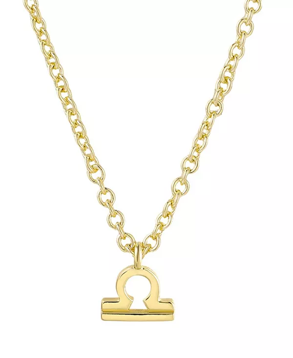 Позолоченное колье со знаком зодиака Adornia, gold-libra
Позолоченное колье со знаком зодиака Adornia, gold-libra