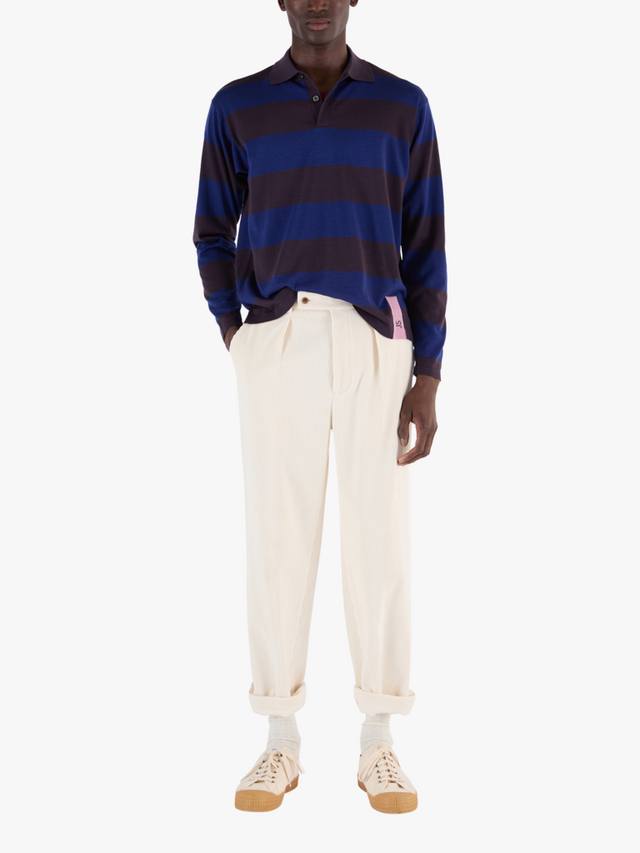 Регбийская рубашка Regular Fit из мериносовой шерсти с полосками John Smedley, Shadow Purple/Lapis Blue
Регбийская рубашка Regular Fit из мериносовой шерсти с полосками John Smedley, Shadow Purple/Lapis Blue