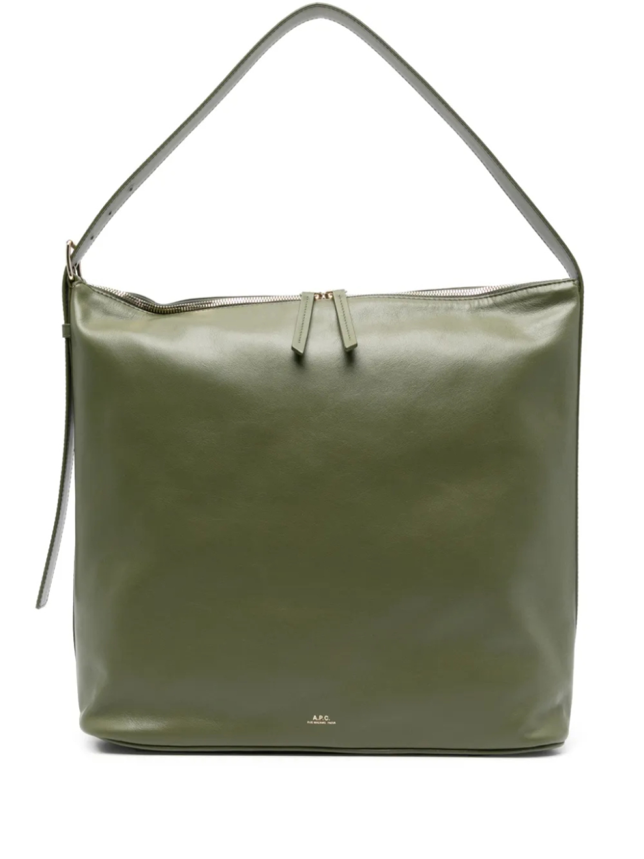 Кожаная сумка через плечо A.P.C., зеленый
Кожаная сумка через плечо A.P.C., зеленый