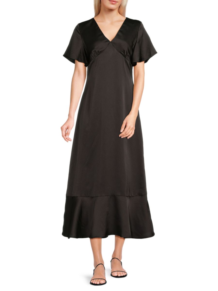 Платье макси Karine с рукавами-крылышками А-силуэта Area Stars, черный
Платье макси Karine с рукавами-крылышками А-силуэта Area Stars, черный