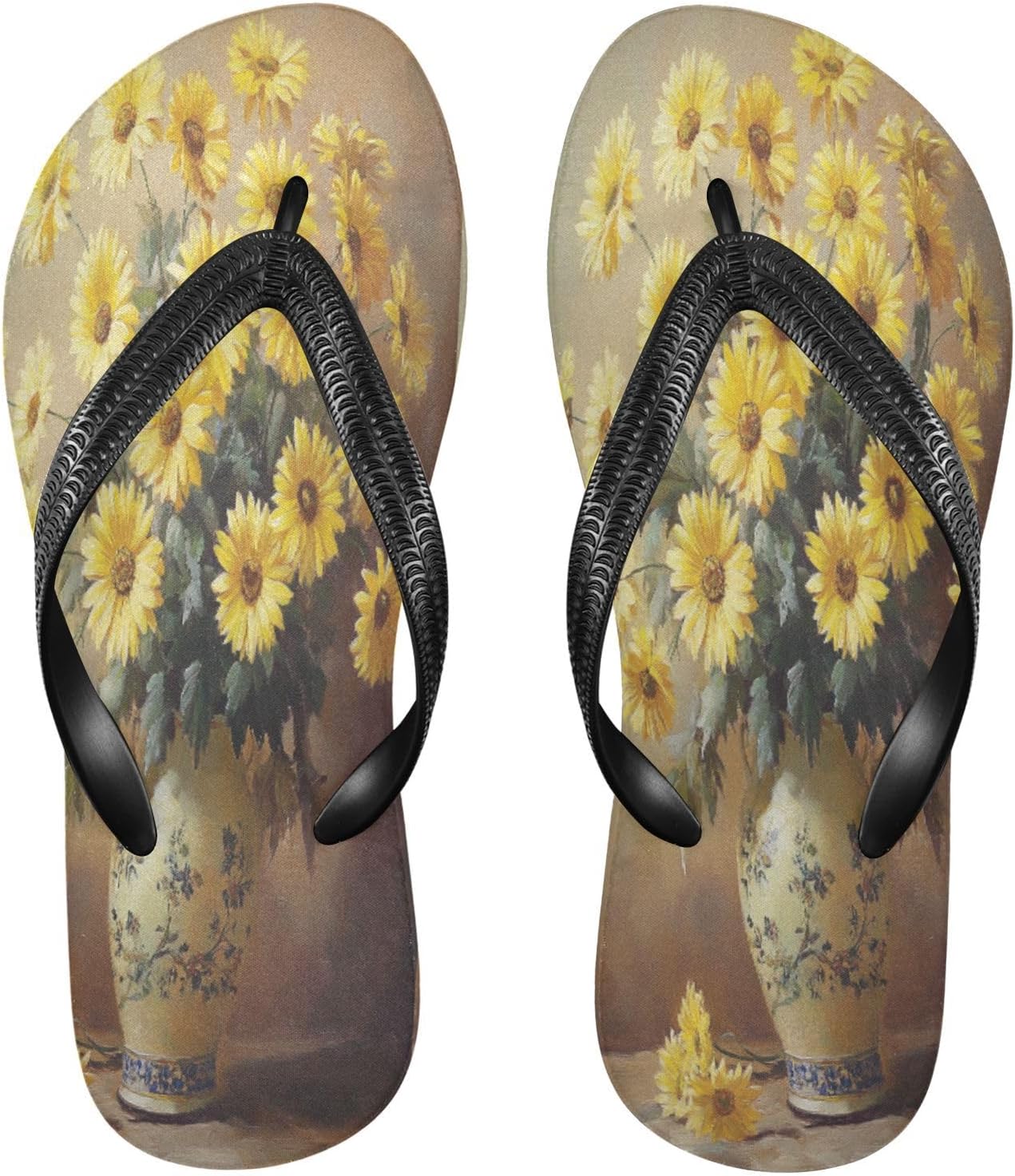 Вьетнамки Daisy Vase бежевые пляжные сандалии с резиновой подошвой, нескользящие летние тапочки для мужчин и женщин Sinestour
Вьетнамки Daisy Vase бежевые пляжные сандалии с резиновой подошвой, нескользящие летние тапочки для мужчин и женщин Sinestour