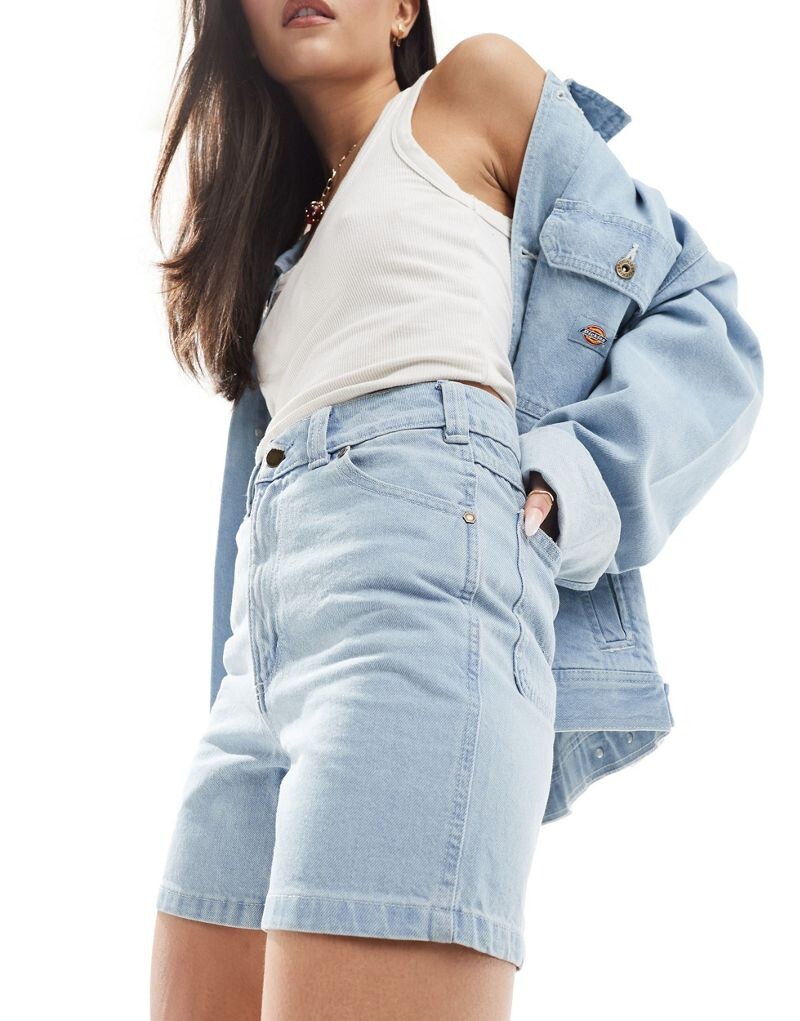 Джинсовые шорты Dickies в винтажном синем цвете
Джинсовые шорты Dickies в винтажном синем цвете