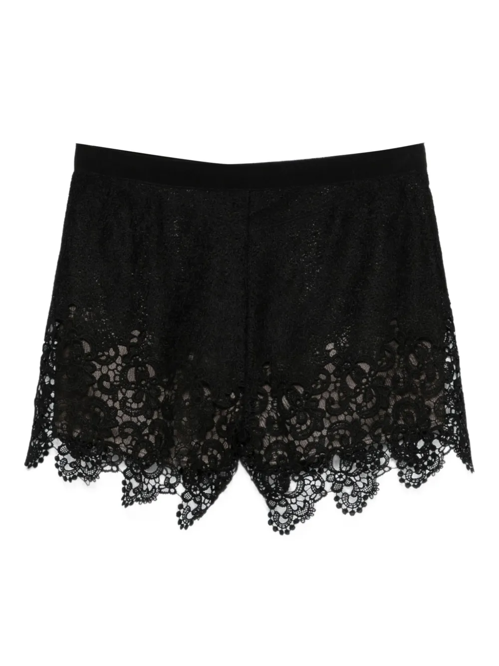 Кружевные шорты с фестонами Gemy Maalouf, черный
Кружевные шорты с фестонами Gemy Maalouf, черный