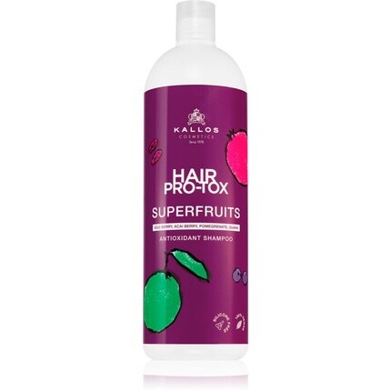 Kallos Cosmetics Шампунь-антиоксидант Hair Pro-Tox Superfruits 1000 мл
Kallos Cosmetics Шампунь-антиоксидант Hair Pro-Tox Superfruits 1000 мл