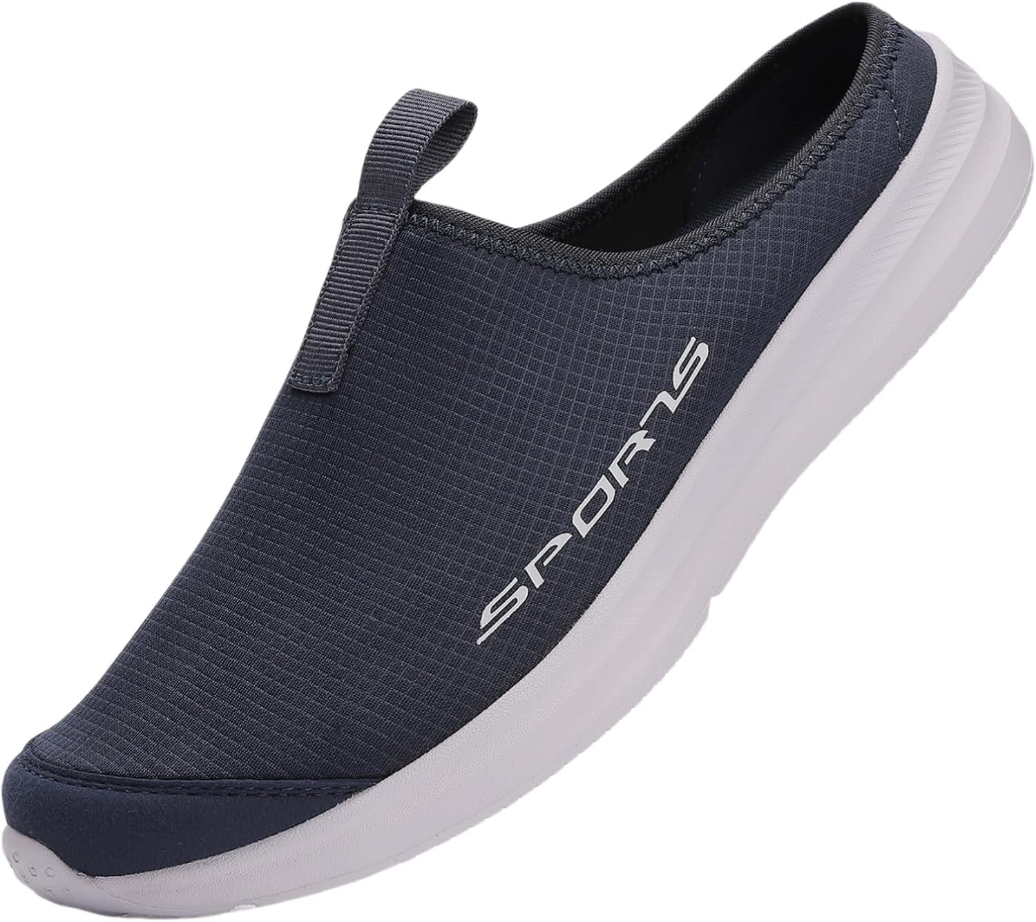 Мужские тапочки с цельным цветом, верх из дышащей сетки, без шнурков, удобные и противоскользящие повседневные обувь Hoalox, темно-синий
Мужские тапочки с цельным цветом, верх из дышащей сетки, без шнурков, удобные и противоскользящие повседневные обувь Hoalox, темно-синий