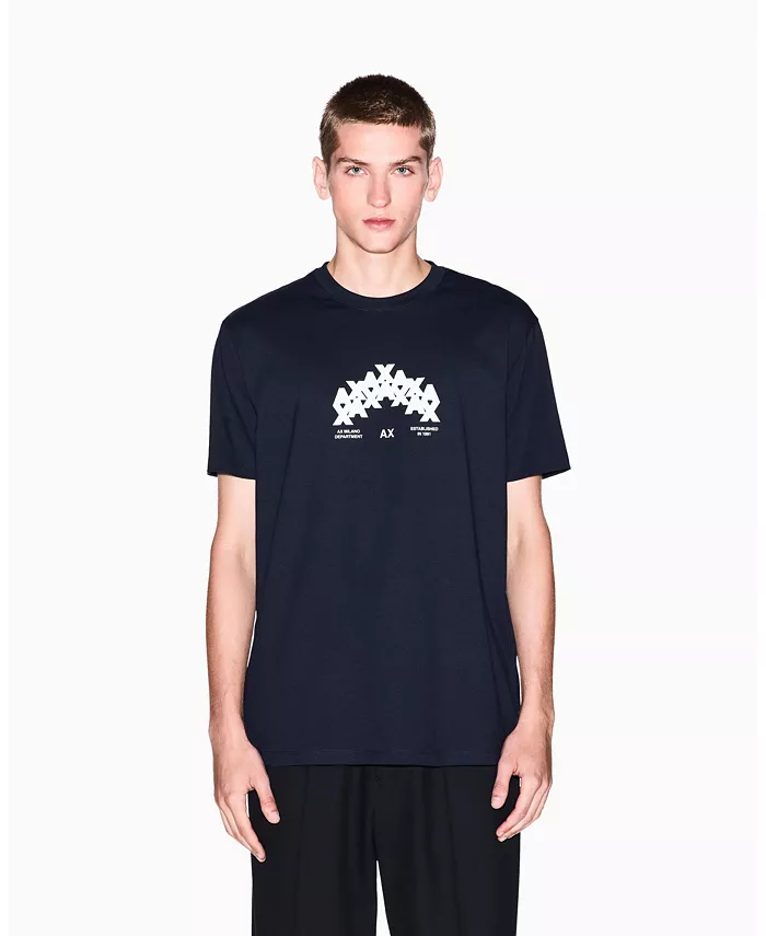 Мужская футболка Heavy Jersey с флокированным логотипом A X A|X Armani Exchange
Мужская футболка Heavy Jersey с флокированным логотипом A X A|X Armani Exchange