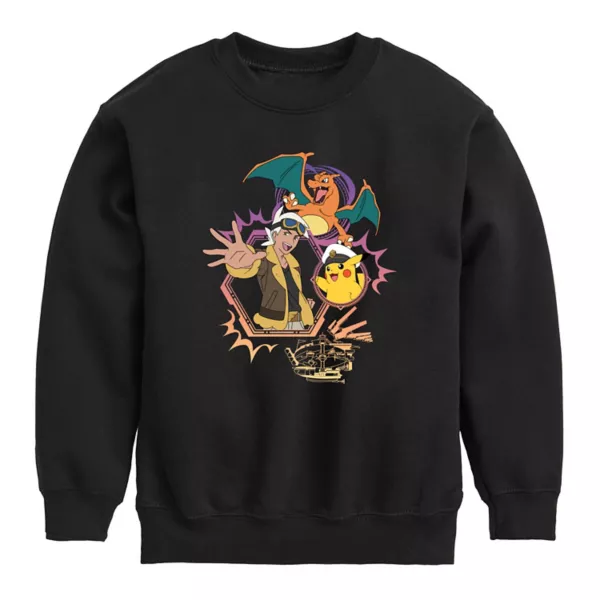 Мальчики 8-20 флисовая толстовка Pokemon Friede Charizard и Pikachu Licensed Character, черный
Мальчики 8-20 флисовая толстовка Pokemon Friede Charizard и Pikachu Licensed Character, черный