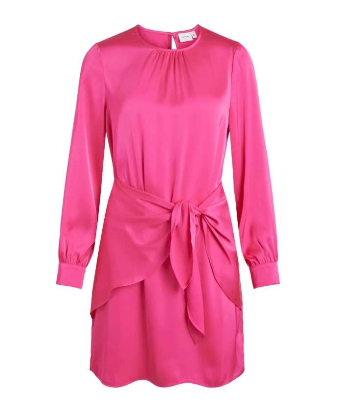 Платье фуксии с длинными рукавами Vila, розовый
Платье фуксии с длинными рукавами Vila, розовый