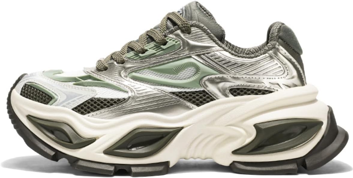 Мужские удобные дышащие летние повседневные кроссовки с шнуровкой на платформе Lexamen, увеличивающие рост, массивные кроссовки, зеленый
Мужские удобные дышащие летние повседневные кроссовки с шнуровкой на платформе Lexamen, увеличивающие рост, массивные кроссовки, зеленый