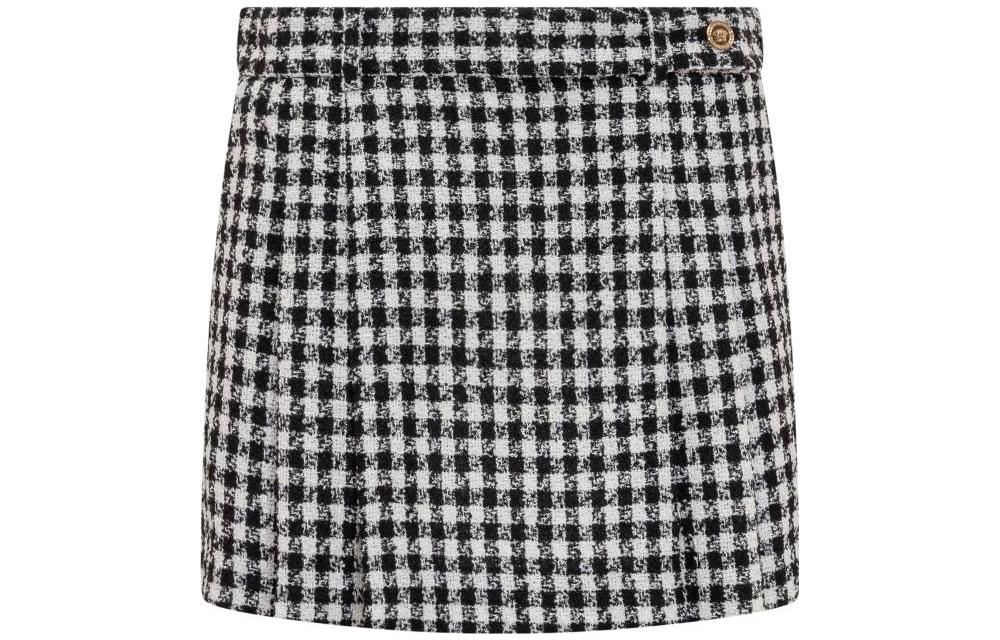 Повседневная короткая юбка женская черно-белая VERSACE
Повседневная короткая юбка женская черно-белая VERSACE