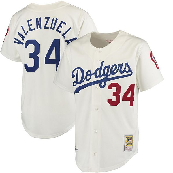 Мужская белая аутентичная футболка Fernando Valenzuela Los Angeles Dodgers Mitchell & Ness
Мужская белая аутентичная футболка Fernando Valenzuela Los Angeles Dodgers Mitchell & Ness