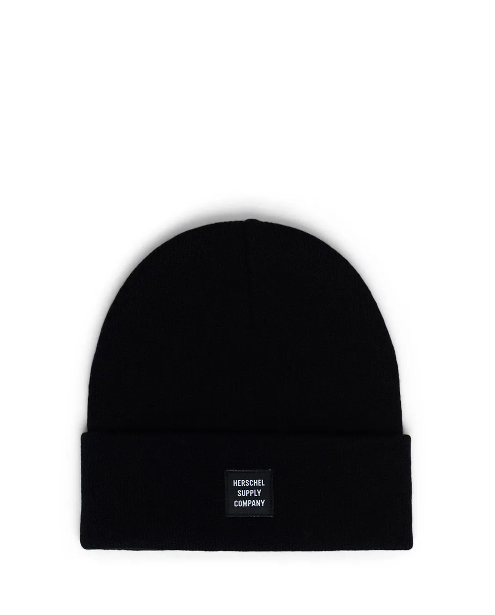 Черная вязаная шапка унисекс в рубчик Herschel, черный
Черная вязаная шапка унисекс в рубчик Herschel, черный