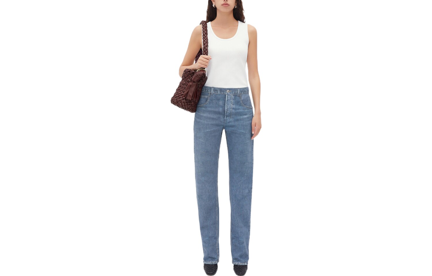 Майка женская белая Bottega Veneta
Майка женская белая Bottega Veneta