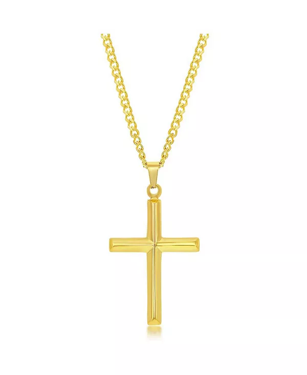 Ожерелье с 3D-крестом из нержавеющей стали или полированной нержавеющей стали с золотым покрытием Metallo, gold
Ожерелье с 3D-крестом из нержавеющей стали или полированной нержавеющей стали с золотым покрытием Metallo, gold