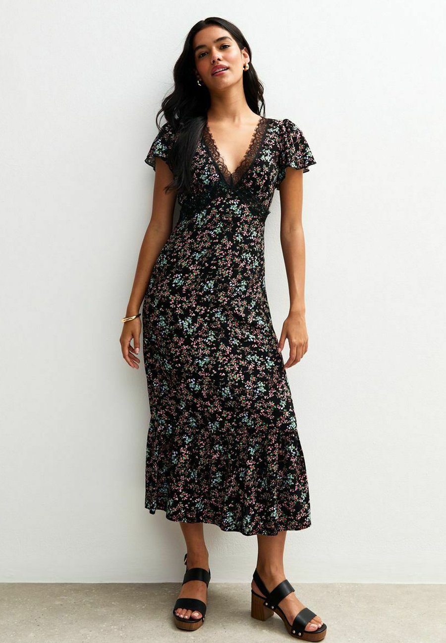Платье New Look FLORAL MIDI , Black Pattern/Black
Платье New Look FLORAL MIDI , Black Pattern/Black