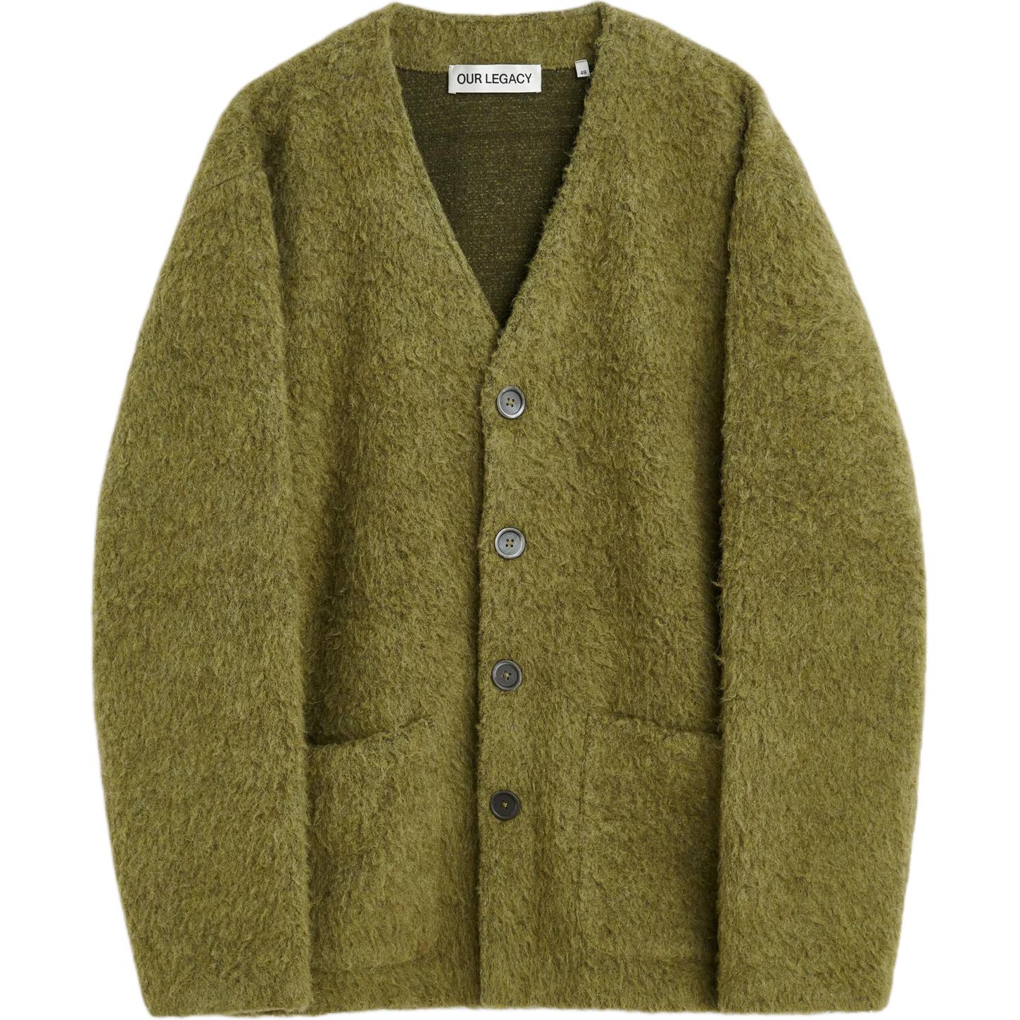 Кардиган с эффектом потертости OUR LEGACY, зеленый
Кардиган с эффектом потертости OUR LEGACY, зеленый