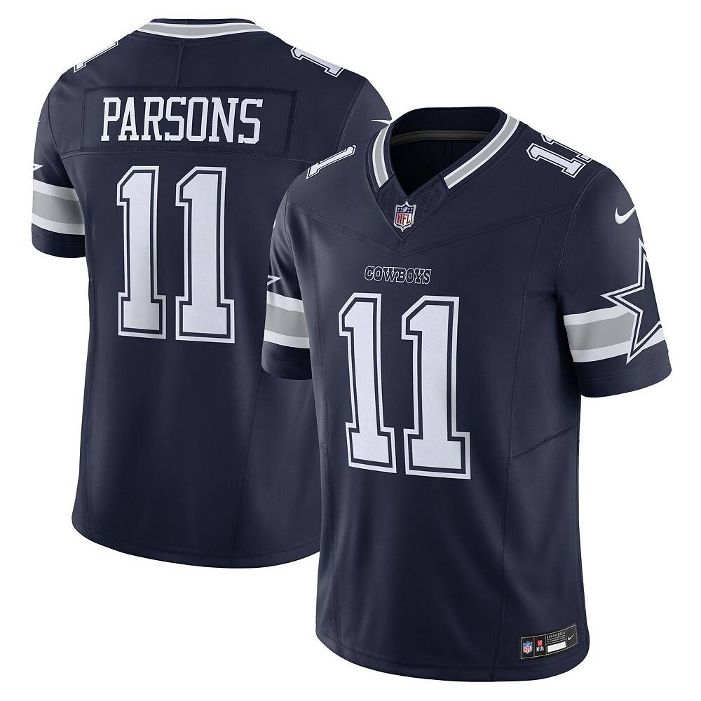 Мужские кроссовки Nike Micah Parsons Navy Dallas Cowboys Vapor F. Ограниченный Джерси, цвет Cow Navy
Мужские кроссовки Nike Micah Parsons Navy Dallas Cowboys Vapor F. Ограниченный Джерси, цвет Cow Navy