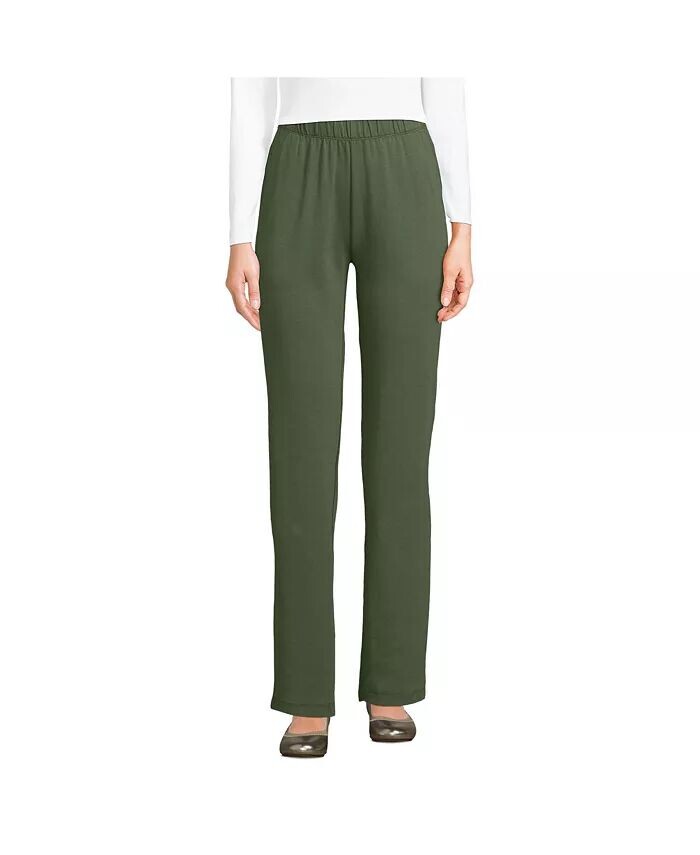 Женские спортивные трикотажные брюки с высокой посадкой Lands' End, зеленый
Женские спортивные трикотажные брюки с высокой посадкой Lands' End, зеленый