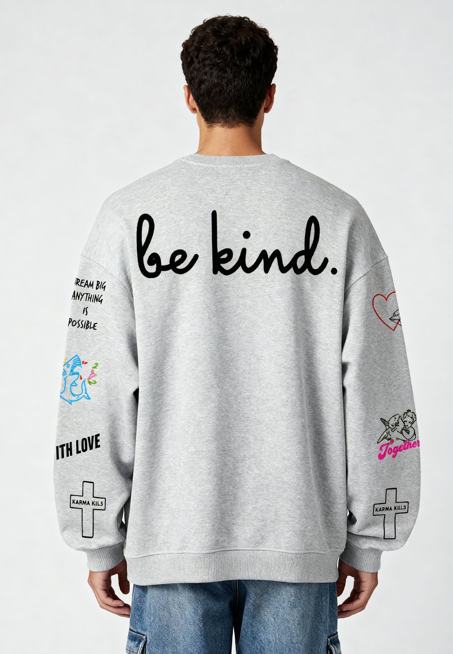 Толстовка Mira Paris TATTOO BE KIND EMBROIDERY UNISEX, Mottled Grey
Толстовка Mira Paris TATTOO BE KIND EMBROIDERY UNISEX, Mottled Grey