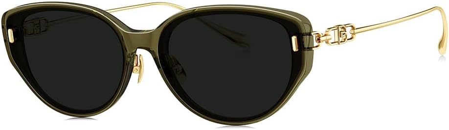 Женские модные солнцезащитные очки BOLON в форме «кошачий глаз», увеличенного размера, поляризованные, 61 мм, эксклюзивный бренд очков EssilorLuxottica, Transparent Olive/Grey Polarized Large Bl5085
Женские модные солнцезащитные очки BOLON в форме «кошачий глаз», увеличенного размера, поляризованные, 61 мм, эксклюзивный бренд очков EssilorLuxottica, Transparent Olive/Grey Polarized Large Bl5085