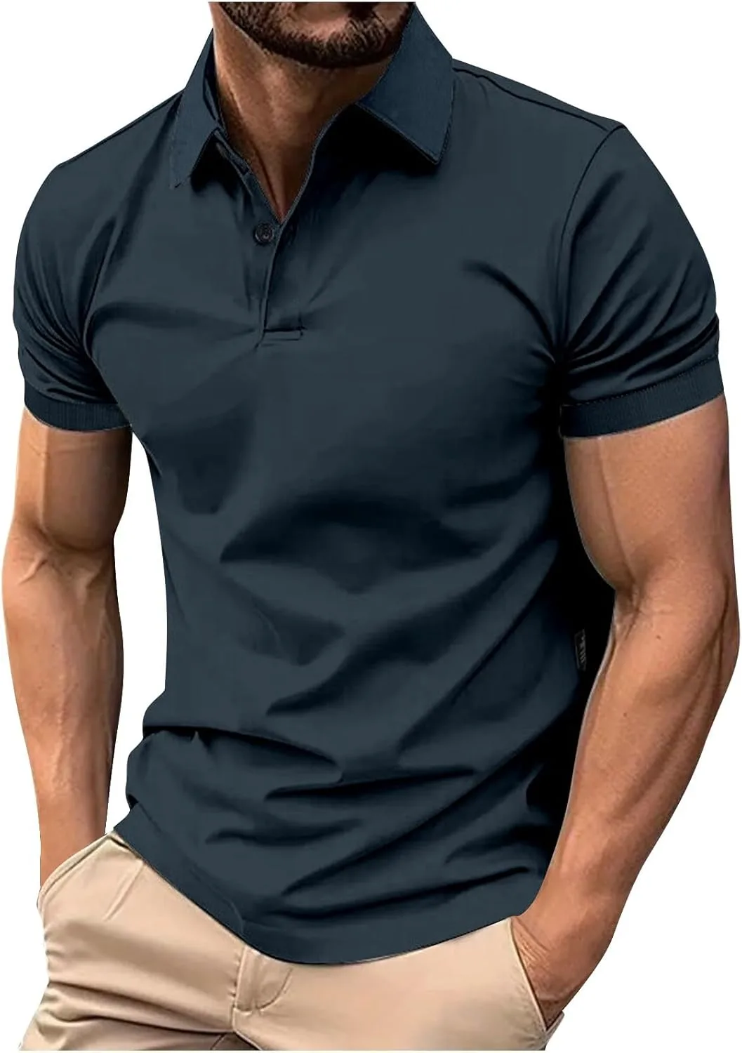 Мужская футболка для гольфа Casual, короткий рукав, свободный крой, летняя
Мужская футболка для гольфа Casual, короткий рукав, свободный крой, летняя