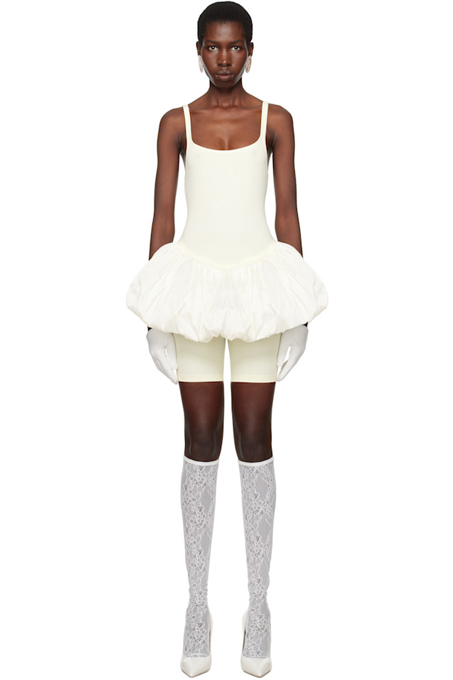 эксклюзивный свадебный пуф-боди Ssense Vaquera, белый
эксклюзивный свадебный пуф-боди Ssense Vaquera, белый