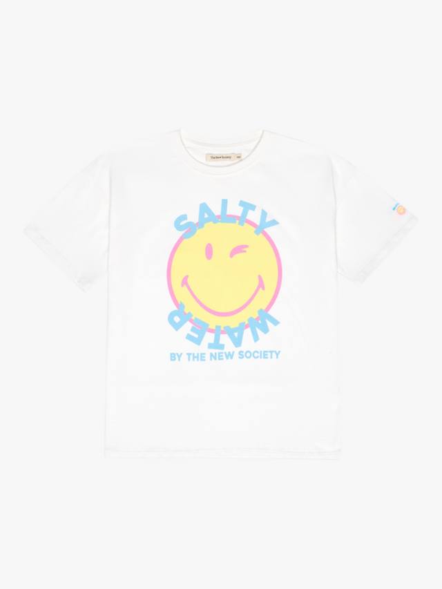 Детская футболка с коротким рукавом и смайликом The New Society, White
Детская футболка с коротким рукавом и смайликом The New Society, White