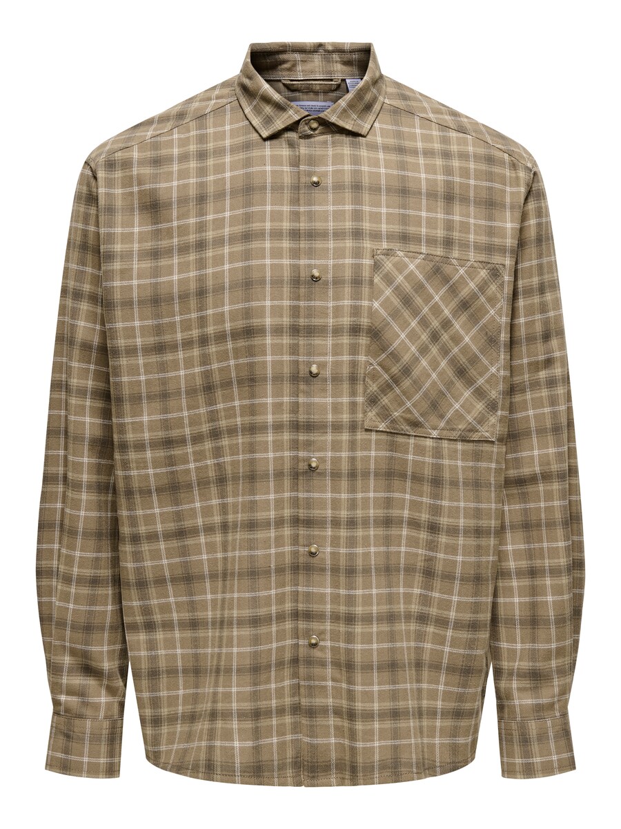 Удобная рубашка на пуговицах Only & Sons ONSArcher, цвет Light brown/Dark brown
Удобная рубашка на пуговицах Only & Sons ONSArcher, цвет Light brown/Dark brown