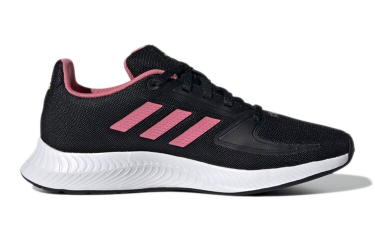 Кроссовки Runfalcon 2.0 Kids, низкие, черные/розовые/белые Adidas 
Кроссовки Runfalcon 2.0 Kids, низкие, черные/розовые/белые Adidas