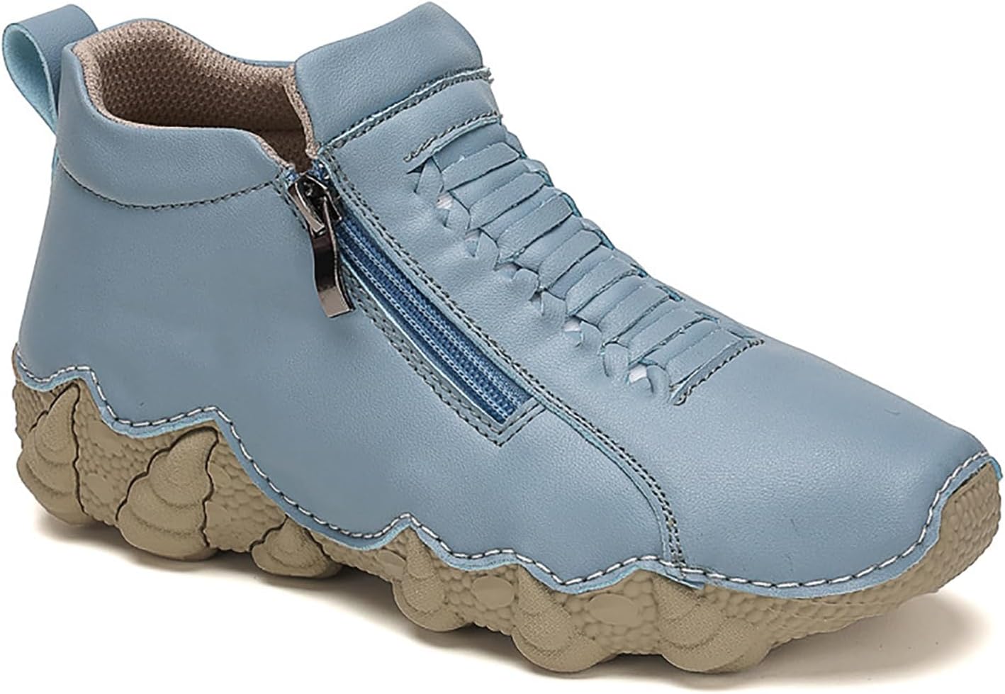Женские повседневные ботильоны водонепроницаемые, дышащие, ортопедические, высокие кроссовки с молнией, нескользящие, для прогулок на улице и походов Baxtayel, синий
Женские повседневные ботильоны водонепроницаемые, дышащие, ортопедические, высокие кроссовки с молнией, нескользящие, для прогулок на улице и походов Baxtayel, синий