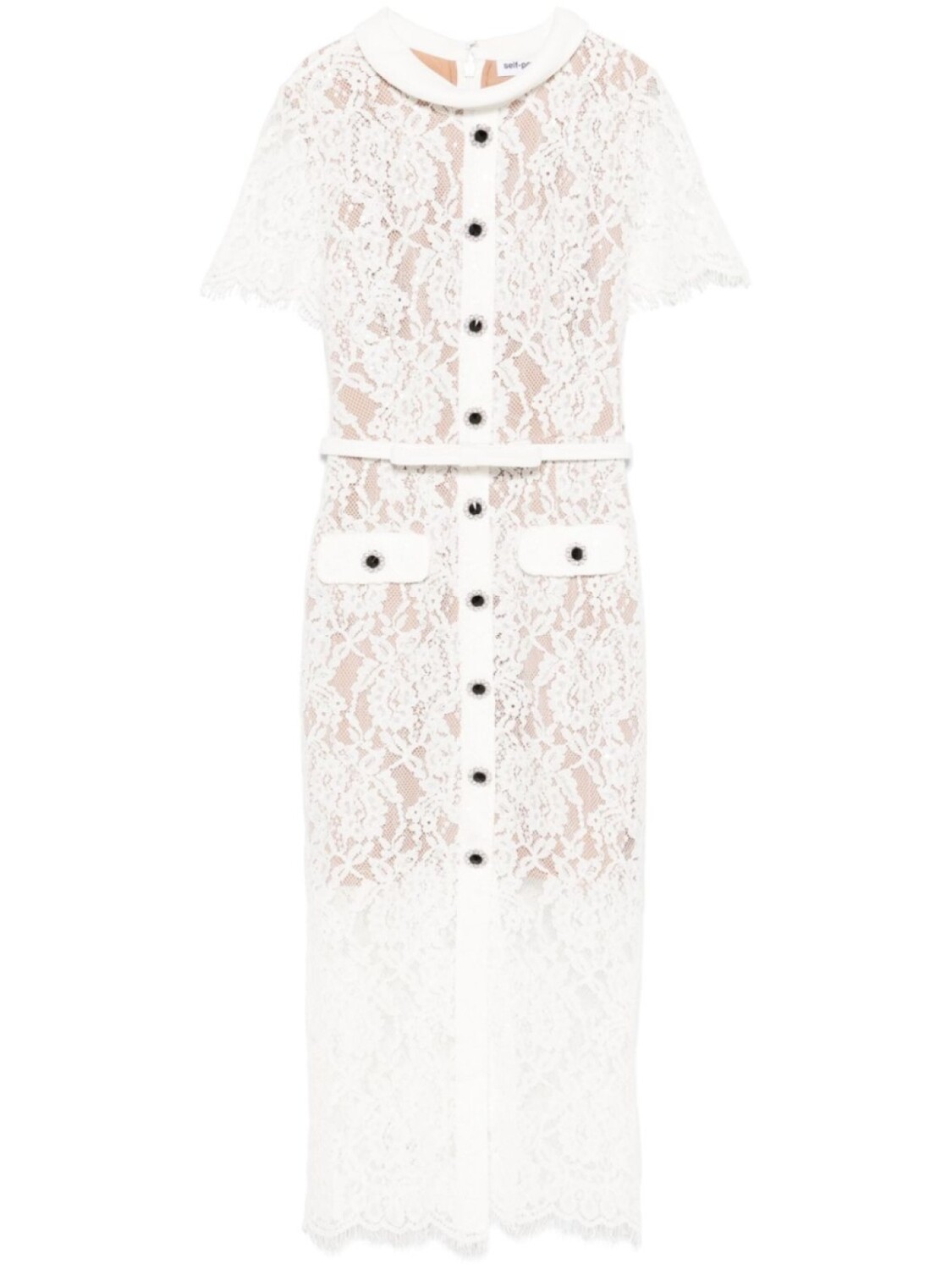 Платье миди с цветочным кружевом Self-Portrait, белый
Платье миди с цветочным кружевом Self-Portrait, белый