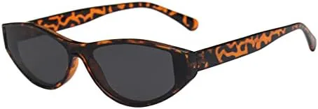 Модные маленькие цельные солнцезащитные очки для женщин, винтажные очки «кошачий глаз», уникальные панк-очки с защитой от УФ-излучения UV400 MTZJH, Leopard-black
Модные маленькие цельные солнцезащитные очки для женщин, винтажные очки «кошачий глаз», уникальные панк-очки с защитой от УФ-излучения UV400 MTZJH, Leopard-black