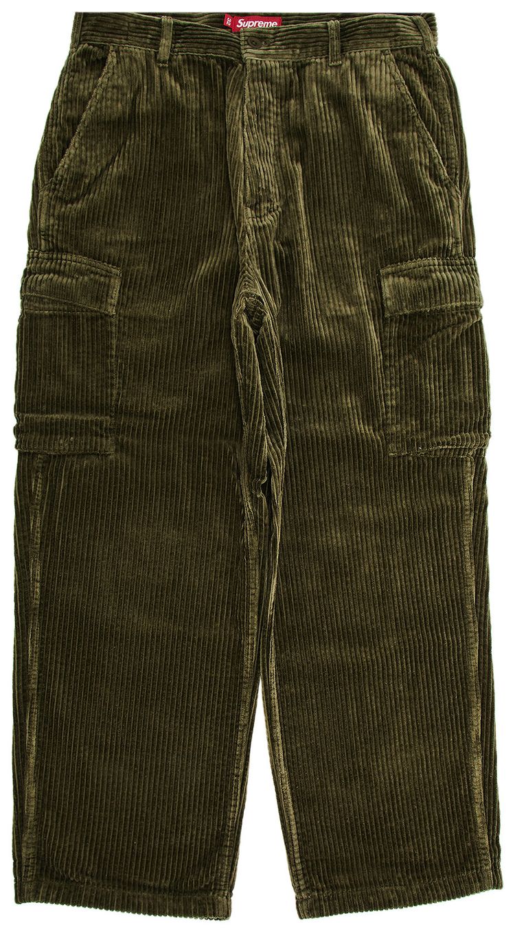Брюки-карго Supreme Wide Wale из вельвета, зеленый
Брюки-карго Supreme Wide Wale из вельвета, зеленый