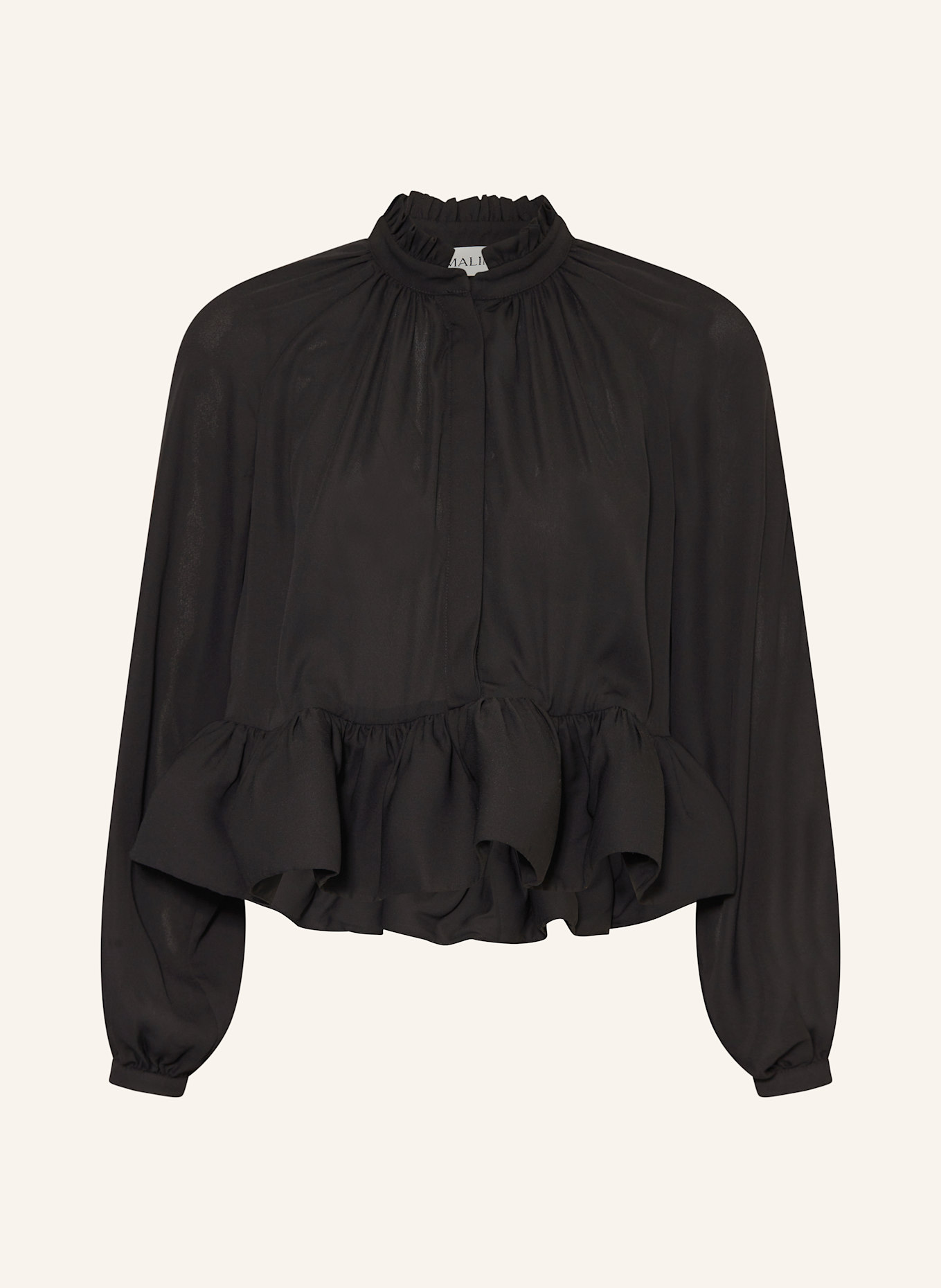 Блузка-Рубашка Alva с оборками Malina, черный
Блузка-Рубашка Alva с оборками Malina, черный