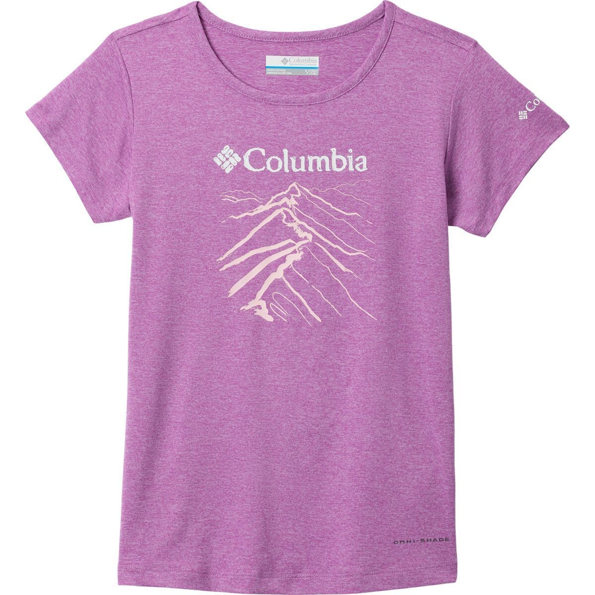 Техническая футболка с коротким рукавом и принтом для девочек Columbia, мультиколор
Техническая футболка с коротким рукавом и принтом для девочек Columbia, мультиколор