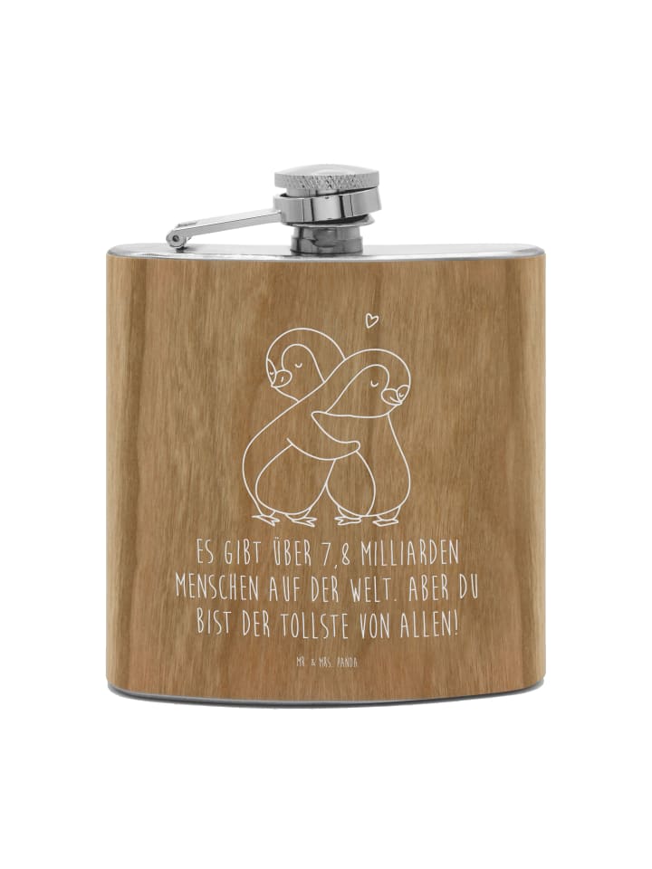 Mr. & Mrs. Panda Фляжка, пингвины, обнимающиеся друг с другом, надпись коричневым цветом
Mr. & Mrs. Panda Фляжка, пингвины, обнимающиеся друг с другом, надпись коричневым цветом