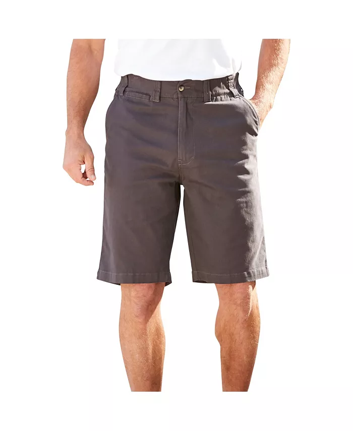 Мужские эластичные шорты-чинос Big & Tall 10" с поясом на резинке KingSize, серый
Мужские эластичные шорты-чинос Big & Tall 10" с поясом на резинке KingSize, серый