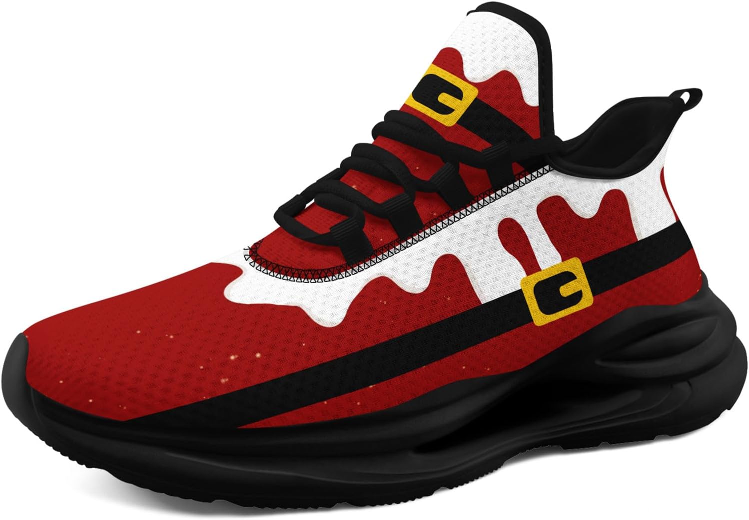 Унисекс легкие кроссовки на Рождество с принтом Санта-Клауса, праздничные беговые кроссовки для мужчин и женщин Awsole, белый/черный/красный/золотой/темно-красный
Унисекс легкие кроссовки на Рождество с принтом Санта-Клауса, праздничные беговые кроссовки для мужчин и женщин Awsole, белый/черный/красный/золотой/темно-красный