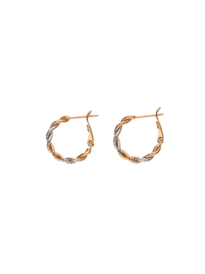 Faina Женские серьги-кольца из розового золота и серебра
Faina Женские серьги-кольца из розового золота и серебра