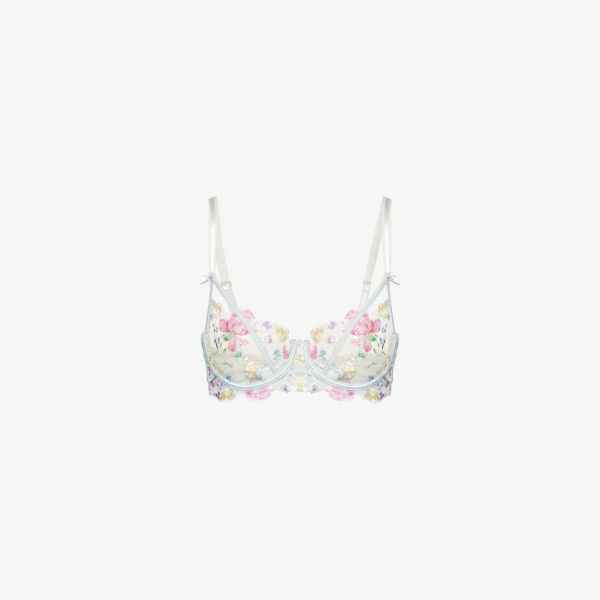 Бюстгальтер Mirabel с кружевной вышивкой и балконным силуэтом Lounge Underwear, зеленый
Бюстгальтер Mirabel с кружевной вышивкой и балконным силуэтом Lounge Underwear, зеленый