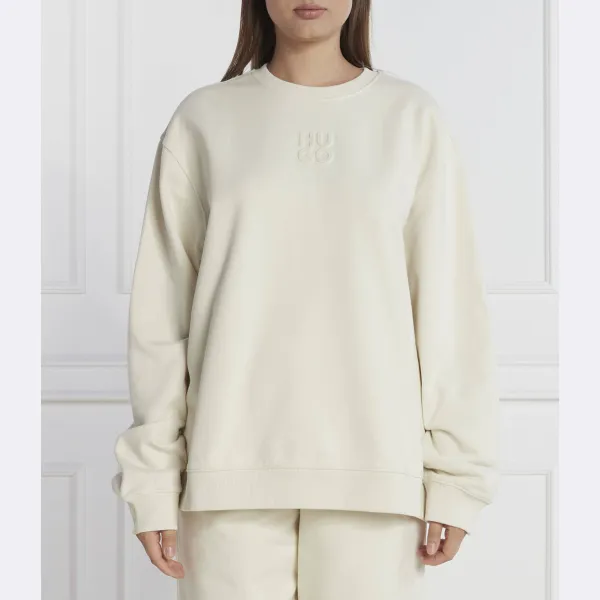 Классический свитшот прямого кроя Hugo, бежевый
Классический свитшот прямого кроя Hugo, бежевый