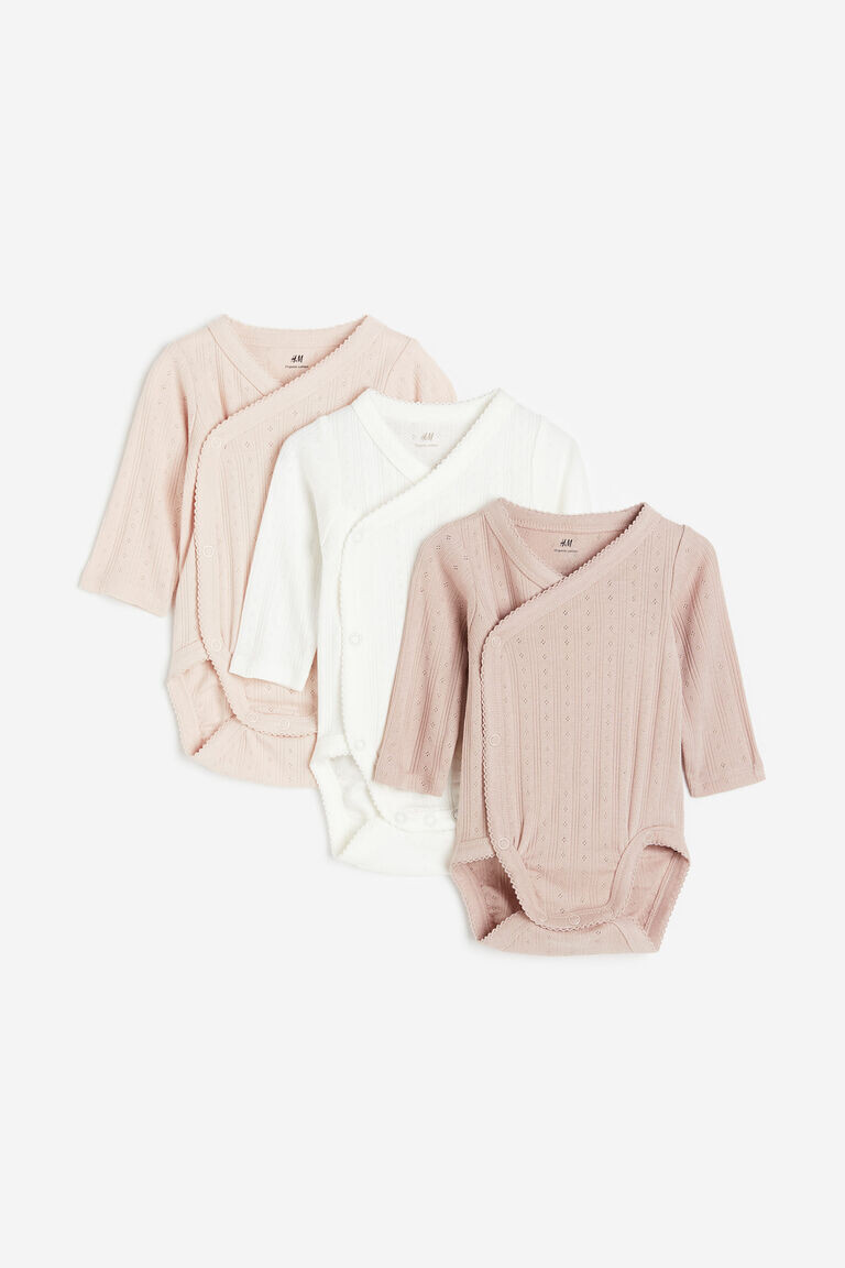 Три пары боди H&M, розовый
Три пары боди H&M, розовый