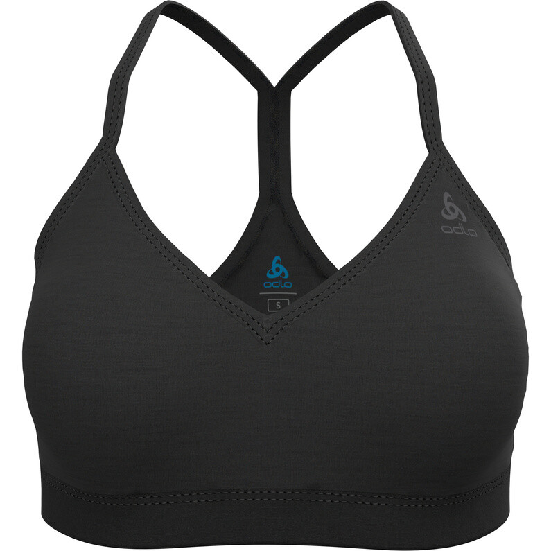 Женский мягкий спортивный бюстгальтер из мериноса Odlo, черный
Женский мягкий спортивный бюстгальтер из мериноса Odlo, черный